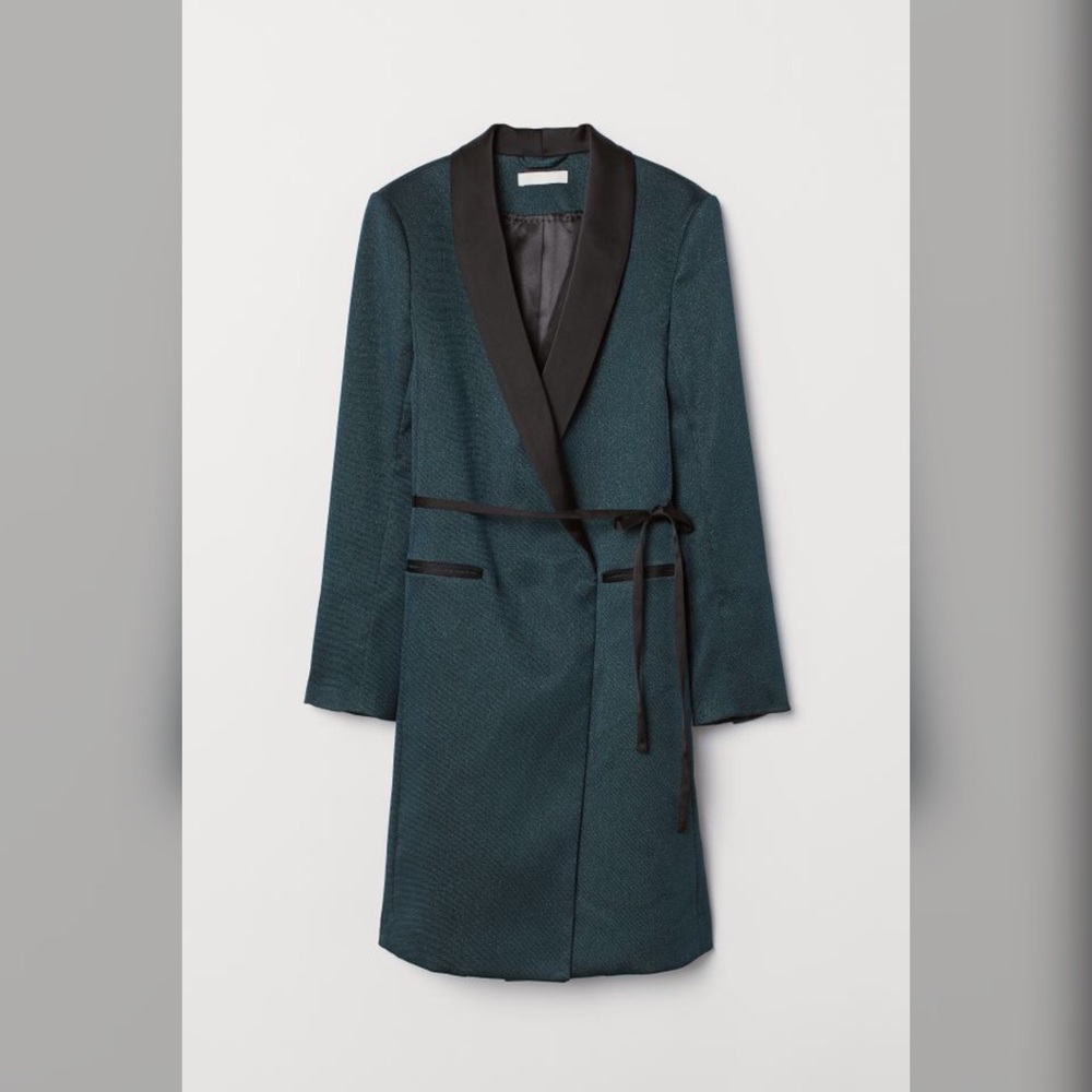 H&M Tuxedo-collared Coat - Picture 3 of 13